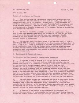 Bela Balassa's chron files - August 1981