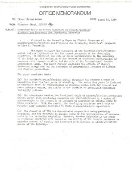 Development Policy - Commodities - Bauxite - December 1972 - March 1977