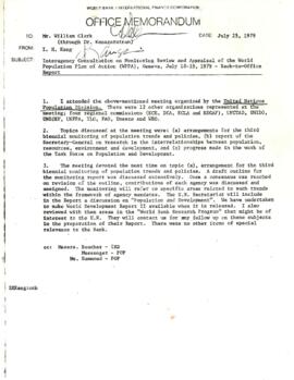 Liaison with International and other Organizations - UN Population Division - Volume 2