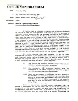 Masood Ahmed - Chronological File - January 1990 to June 1991