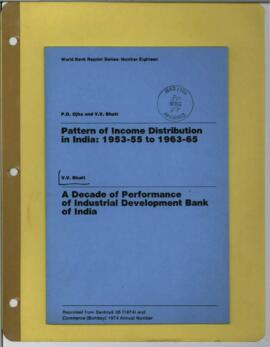 Bhatt, V. V. - Articles and Speeches (1974)