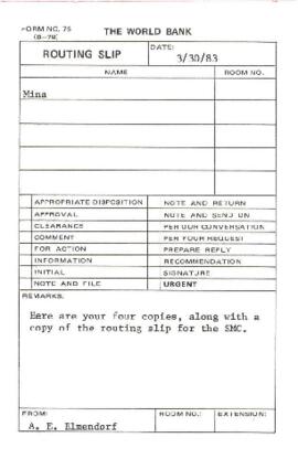 Senior Management Council - Memos - Correspondence 09