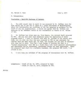 Liaison with International and other Organizations - WHO - Volume 2 - November 1972 - May 1974