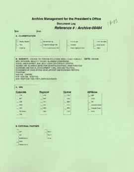 President Wolfensohn - Briefing Book for President's Meetings and Events - Honorable Abdlatif You...
