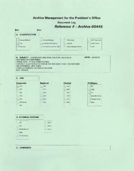President Wolfensohn - Briefing Book for President's Meetings and Events - Luncheon Meeting - Org...