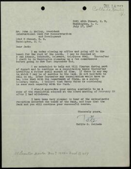 President J. McCloy Correspondence - Correspondence 01