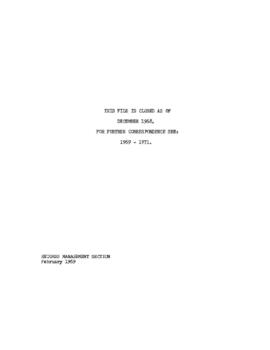 Deutsche Bank Aktiengesellschaft - Finance Accounts - General - Correspondence - 1966 - 1968