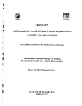Shelton H. Davis - Colombia - Natural Resource Management [NRM] - Correspondence - Volume 2