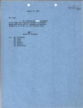 President's papers - Robert S. McNamara Chronological files - (outgoing) - Chrons 02