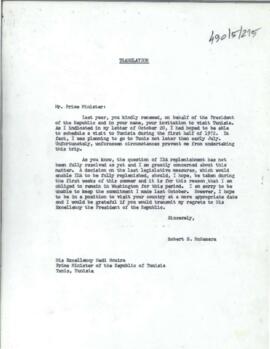 President's papers - Robert S. McNamara Chronological files - (outgoing) - Chrons 27