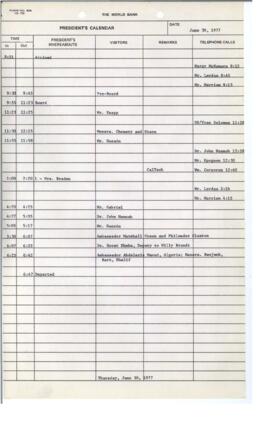 Daily schedules - Daily schedules 19