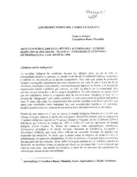 Shelton H. Davis - Mexico Agricultural Productivity Project - Correspondence