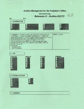 President Wolfensohn - Briefing Book for President's Meetings and Events - Sir Evelyn de Rothschi...