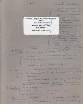 President Wolfensohn - Briefing Book for President's Meetings and Events - Breakfast Meeting - Ja...
