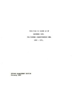 Development Banks - Meetings - Correspondence - Volume 5