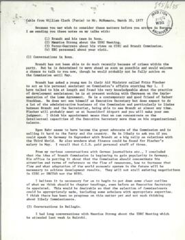 Brandt Commission - Correspondence 06