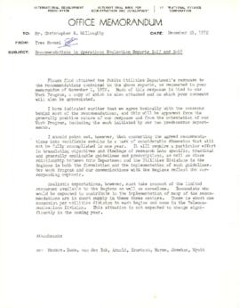 Power - Follow up - Recommendations - 1972