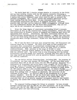 President Barber B. Conable Liaison Files - International Monetary Fund [IMF] - Correspondence