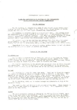 International Labour Office [ILO] and Bank Missions