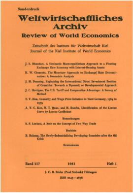 The Newly-Industrializing Developing Countries after the Oil Crisis