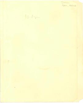 Tunisia - Papers - Research on Economics and Development - Bela Balassa - Correspondence