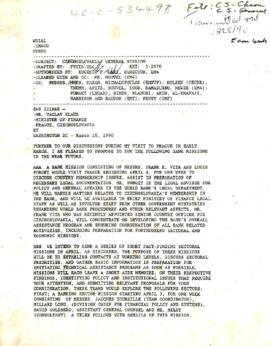 Czechoslovakia - Financial Sector and Project Preparation