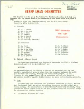 Loan Committee - Minutes - 1952