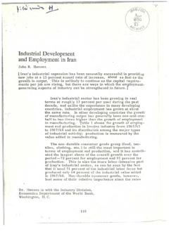 Hansen, John R. - Articles and Speeches (1971)