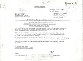 CGIAR - H-5 - Other International Centers - Correspondence 72/74-01