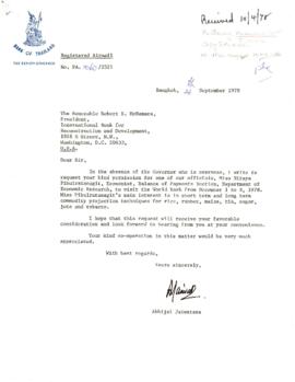 Development Policy - Commodities - General Correspondence - April 1975 - September 1978
