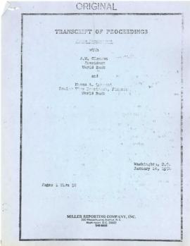 IDA - IDA 7 - Meetings Briefings (January 1984) - Correspondence - Volume 1