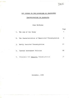 Hardjono, Joan M. - Reports
