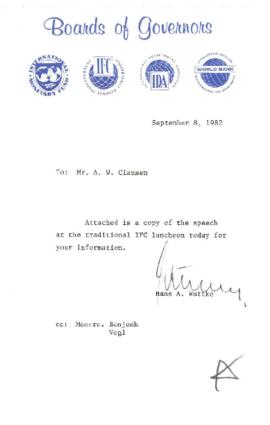 Clausen Papers - General Correspondence - Correspondence 02