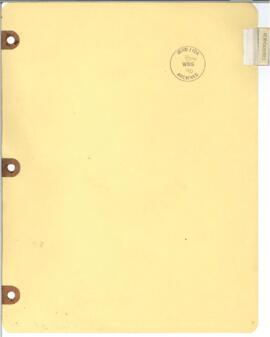 Niewiaroski, Donald H. - Articles and Speeches (1963 - 1964)