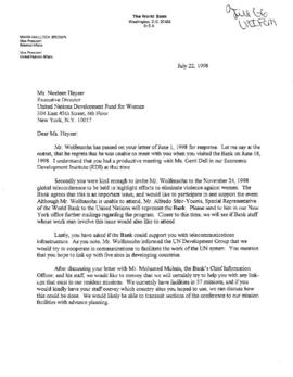 Bank - United Nations - United Nations Liaison Agencies - United Nations [UN] Development Fund fo...