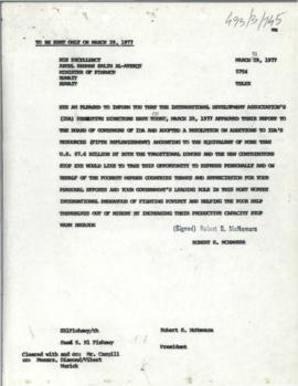 President's papers - Robert S. McNamara Chronological files - (outgoing) - Chrons 58
