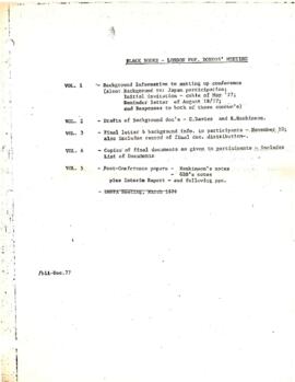 Population Donor's Meeting - London - December 1977 - Volume 1 - Meeting's Panel Report - Mr K Ka...