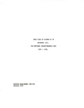 IDA - Capital - Resources and Replenishment - 1969 / 1971 Correspondence - Volume 4