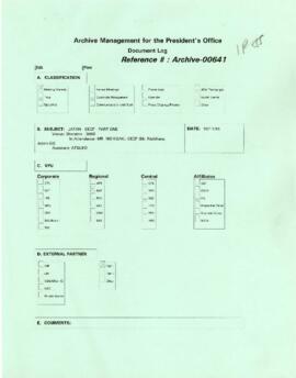 President Wolfensohn - Briefing Book for President's Meetings and Events - Japan - Overseas Econo...