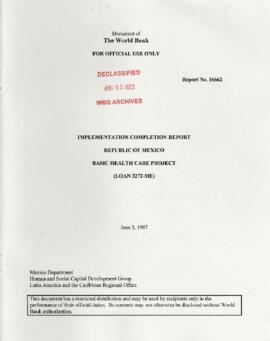 Mexico - Basic Health Care Project - Correspondence 01