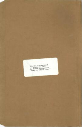 Rockefeller Foundation (includes Population Council) - Liaison File