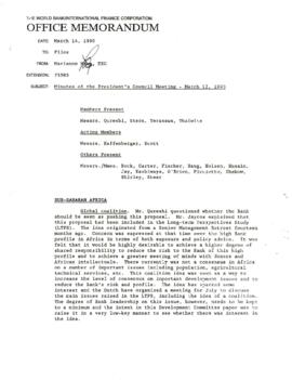 President's Council Records - Meeting records 48