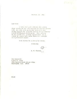 Clausen Papers - United States Congress Correspondence - Correspondence 02