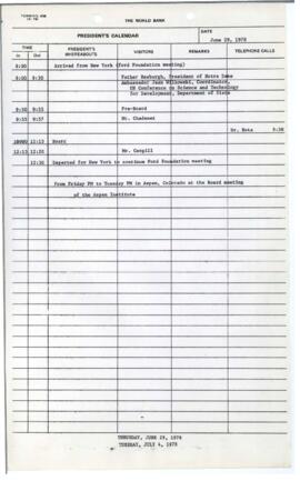 Daily schedules - Daily schedules 21