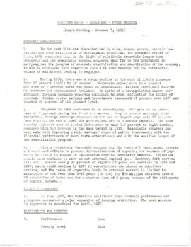 Economic Committee Papers - Argentina - Briefing Paper - Power Project - Board Meeting