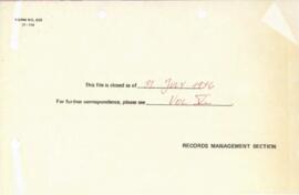Research Projects - General 1975 / 1977 Correspondence - Volume 4