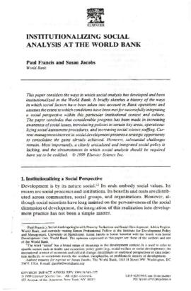 Shelton H. Davis - Environmental Impact Assessment [EIA] - Correspondence
