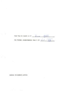Operational - Development Banks - General - Correspondence - Volume 8