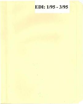 Economic Development Institute [EDI] 1995 - Correspondence