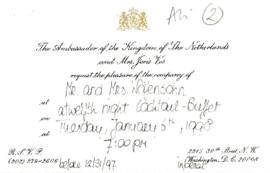 President Wolfensohn - Briefing Book for President's Meetings and Events - Social Event - Twelfth...